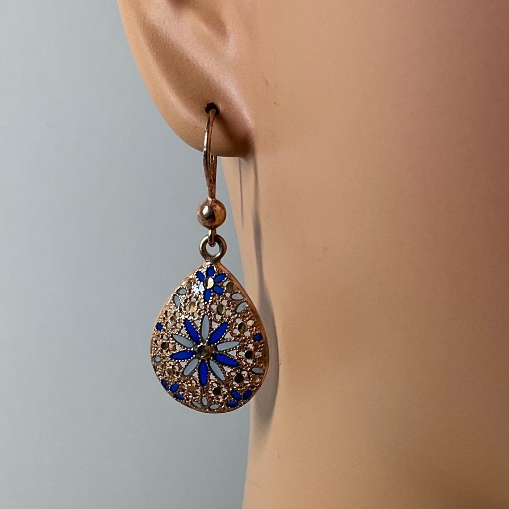 Dyadema Sterling Silver Drop 1.5 inches long